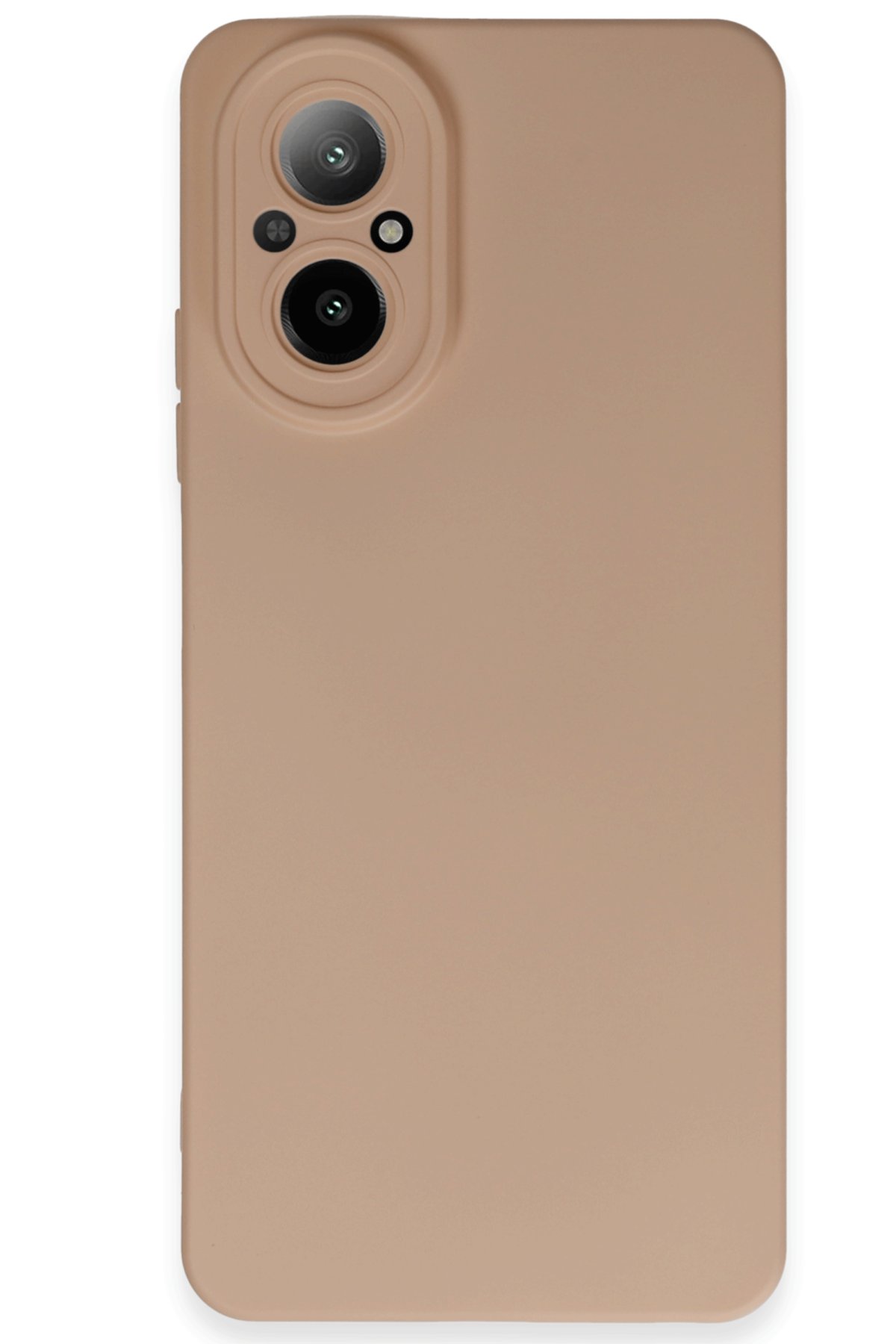 Realme 12 Lite Kılıf Nano içi Kadife Silikon - Pudra  Realme 12 Lite Kılıf Nano içi Kadife Silikon - Pudra