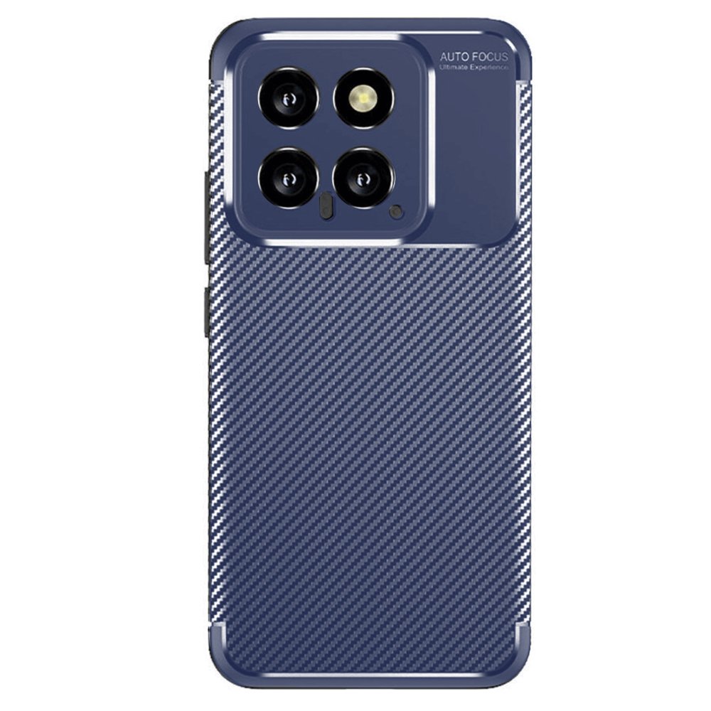 Xiaomi Mi 14T Kılıf Auto Focus Karbon Kapak - Lacivert Xiaomi Mi 14T Kılıf Auto Focus Karbon Kapak - Lacivert