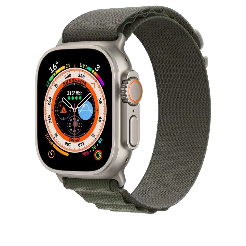  Apple Watch 45mm Mountain Kordon - Yeşil