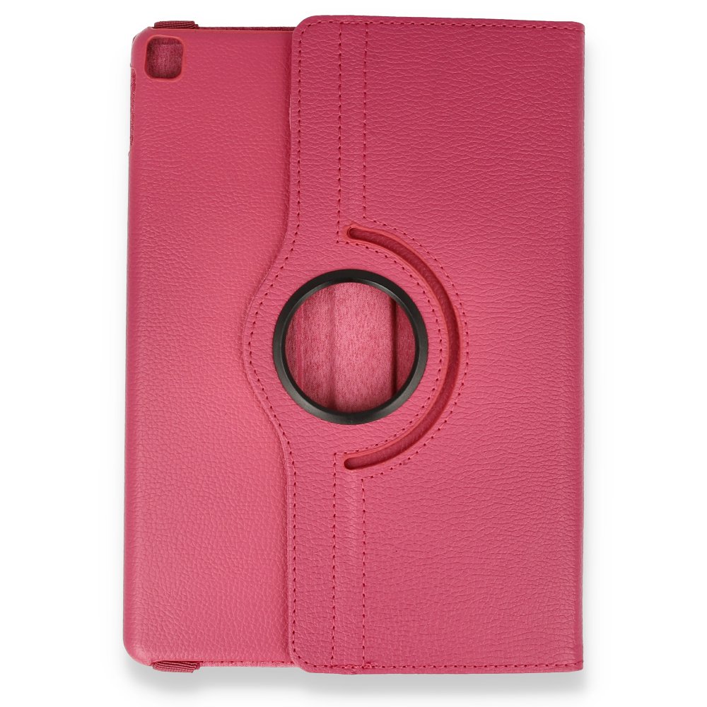  iPad 10.2 (8.nesil) Kılıf 360 Tablet Deri Kılıf - Pembe