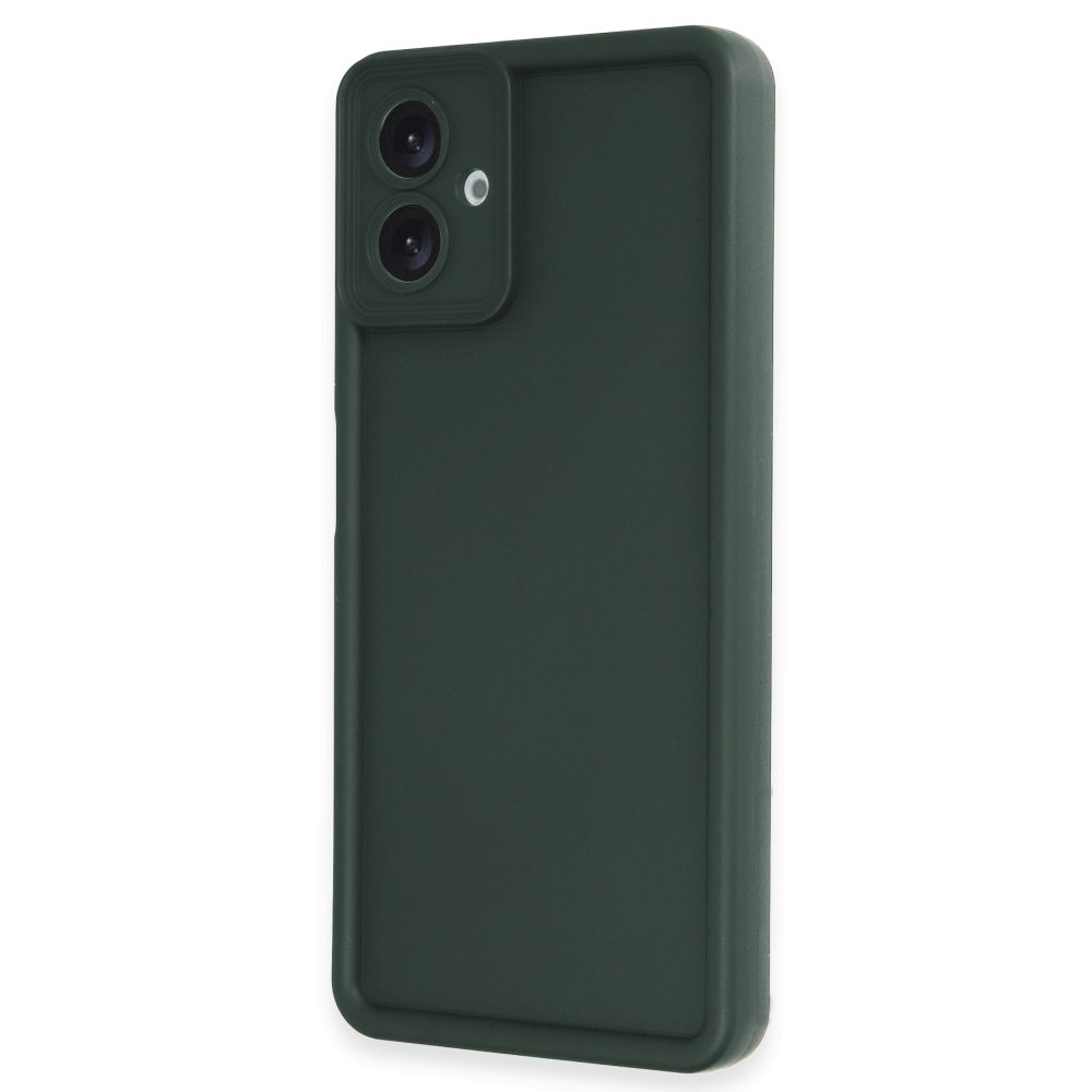  Samsung Galaxy A06 Kılıf Viera Silikon - Koyu Yeşil