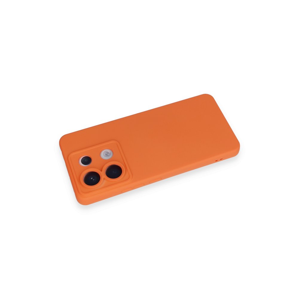 Redmi Note 13 Pro 5G Kılıf Nano içi Kadife Silikon - Turuncu Redmi Note 13 Pro 5G Kılıf Nano içi Kadife Silikon - Turuncu