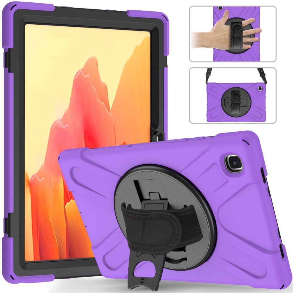  Samsung Galaxy T500 Tab A7 10.4 Kılıf Amazing Tablet Kapak - Mor