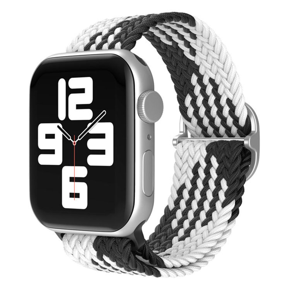  Apple Watch 41mm Star Kordon - Siyah-Beyaz