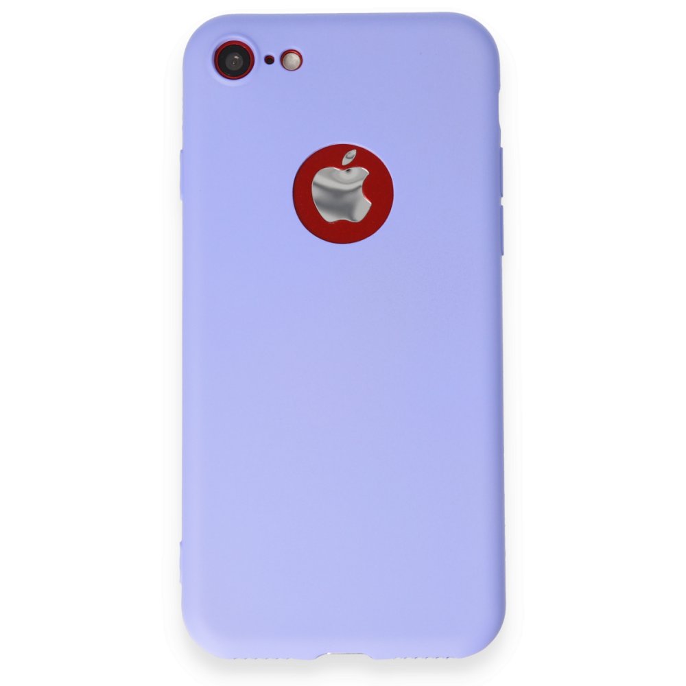  iPhone 8 Kılıf First Silikon - Lila