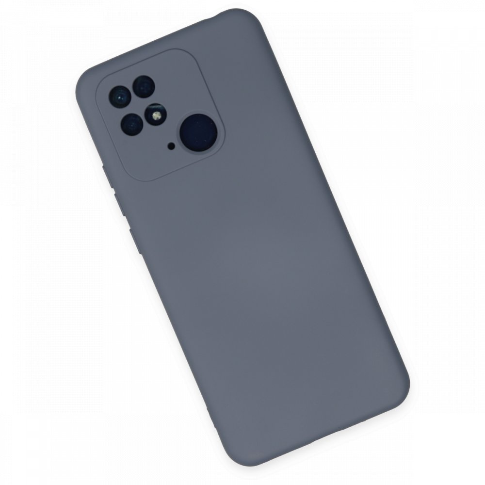 Xiaomi Poco C40 Kılıf Nano içi Kadife Silikon - Gri Xiaomi Poco C40 Kılıf Nano içi Kadife Silikon - Gri