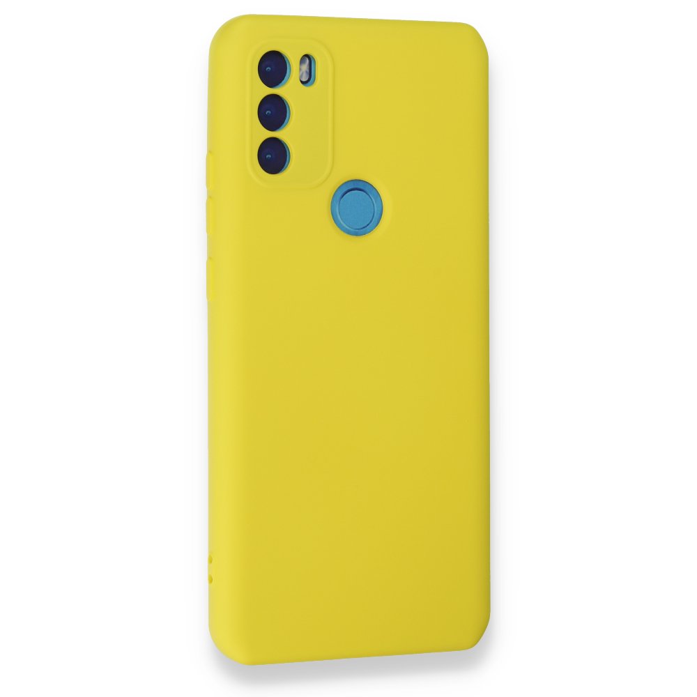 General Mobile GM 21 Plus Kılıf Nano içi Kadife Silikon - Sarı