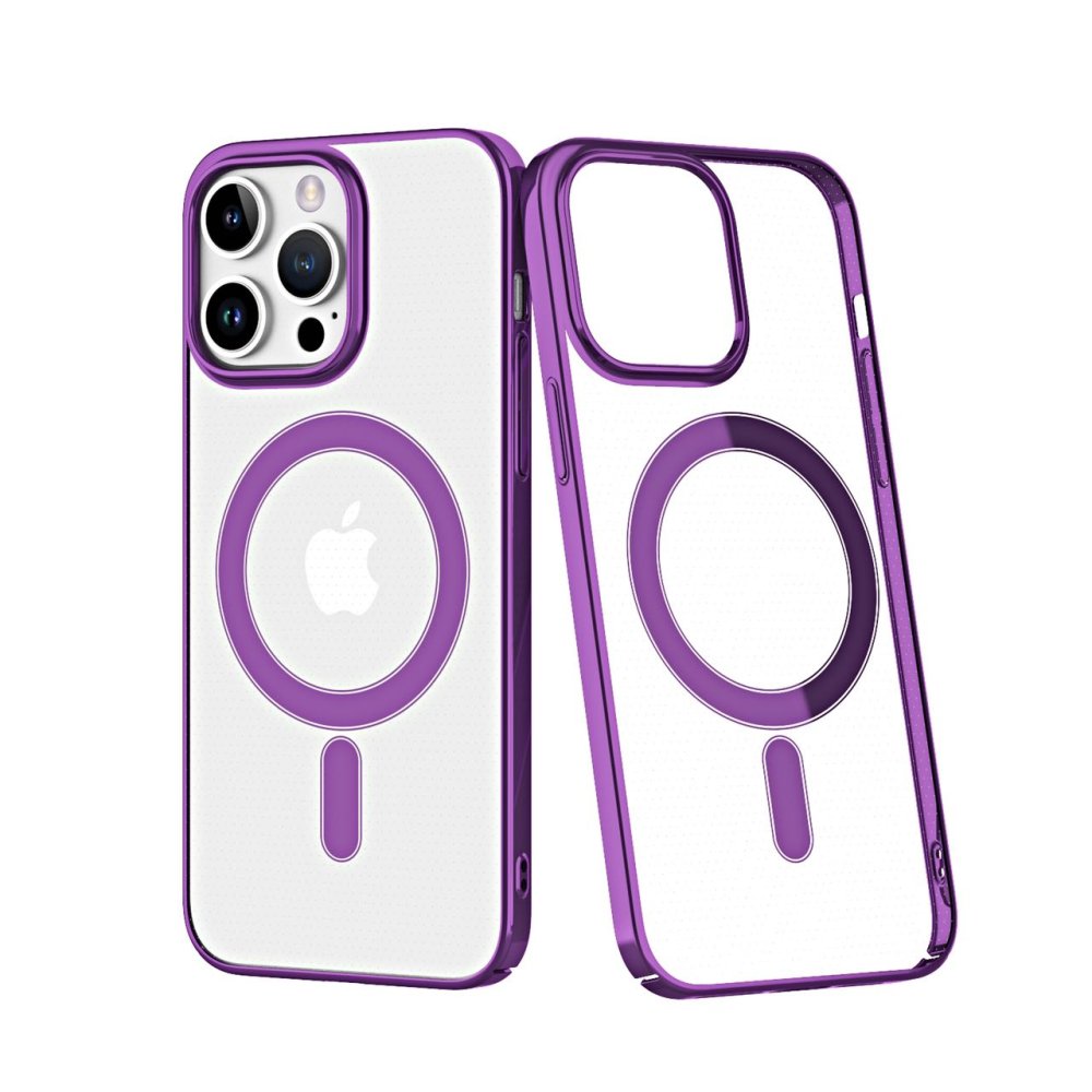 iPhone 14 Pro Kılıf Element Magneticsafe Sert Kapak - Mor  iPhone 14 Pro Kılıf Element Magneticsafe Sert Kapak - Mor