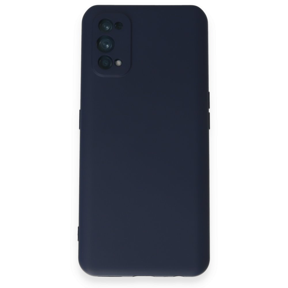 Realme 7 Pro Kılıf Nano içi Kadife Silikon - Lacivert  Realme 7 Pro Kılıf Nano içi Kadife Silikon - Lacivert