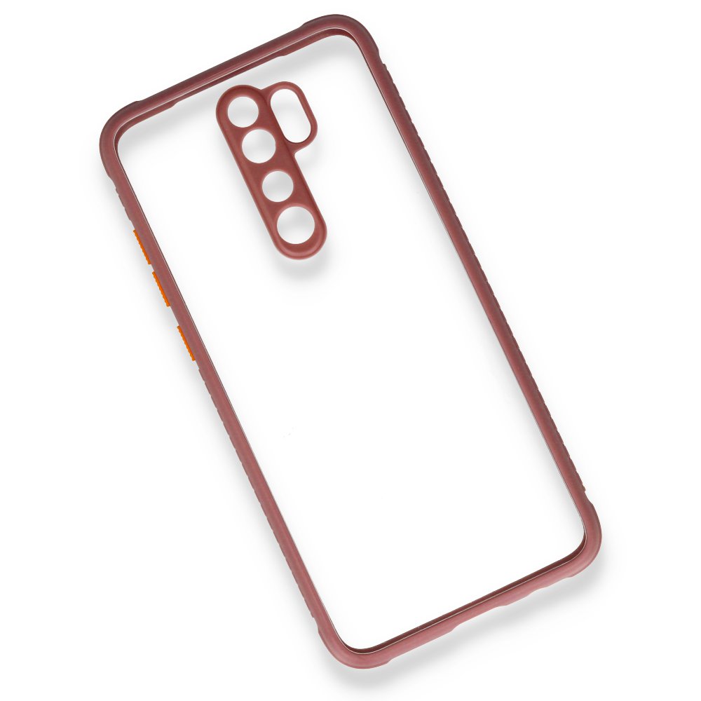 Redmi Note 8 Pro Kılıf Miami Şeffaf Silikon - Açık Mor