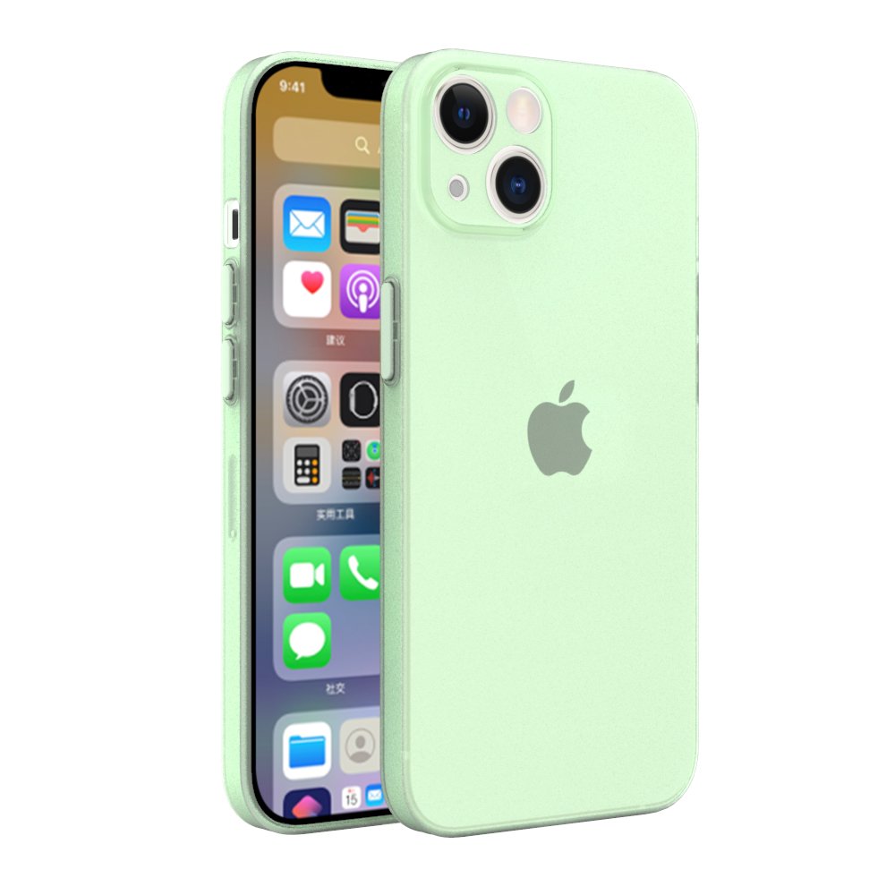  iPhone 13 Kılıf Puma Silikon - Açık Yeşil