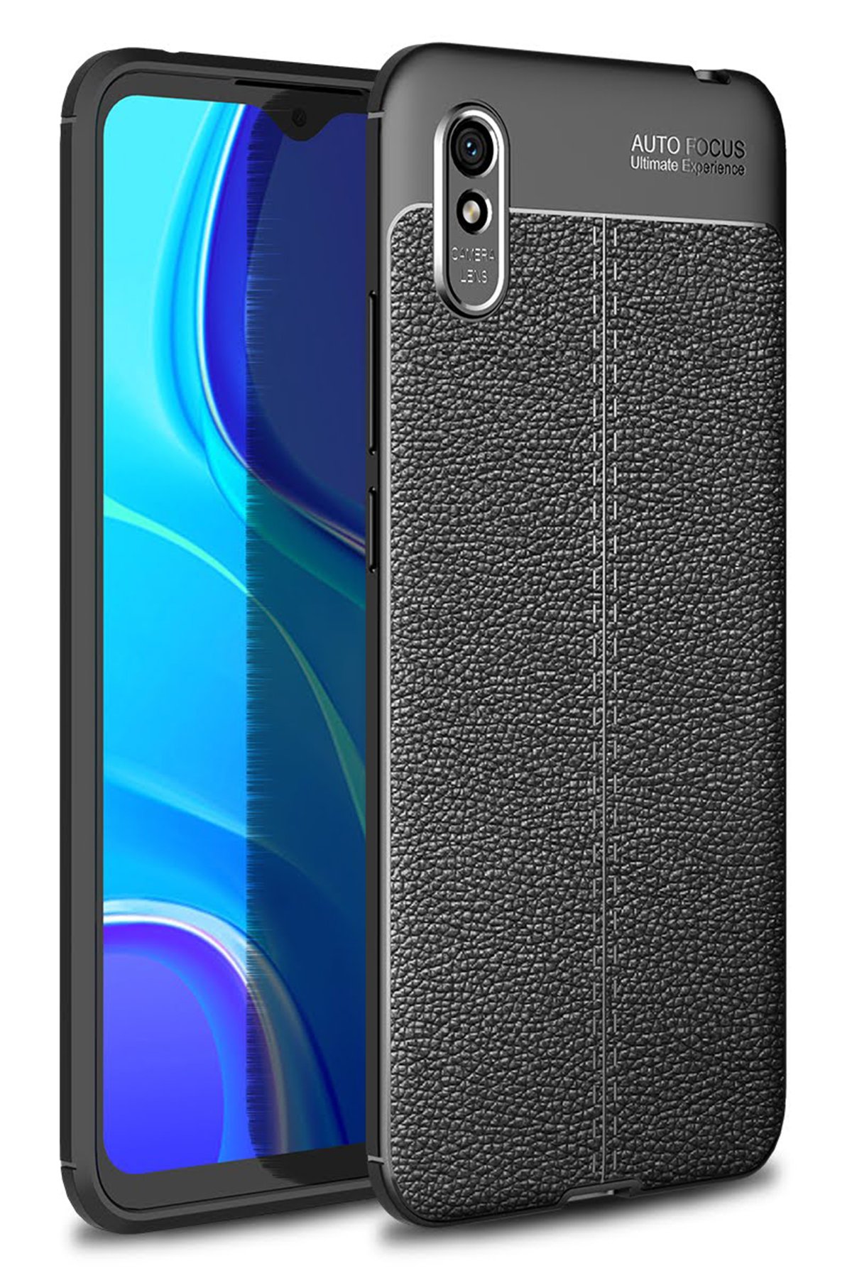 Redmi 9A Kılıf Auto Focus Kapak - Siyah Redmi 9A Kılıf Auto Focus Kapak - Siyah