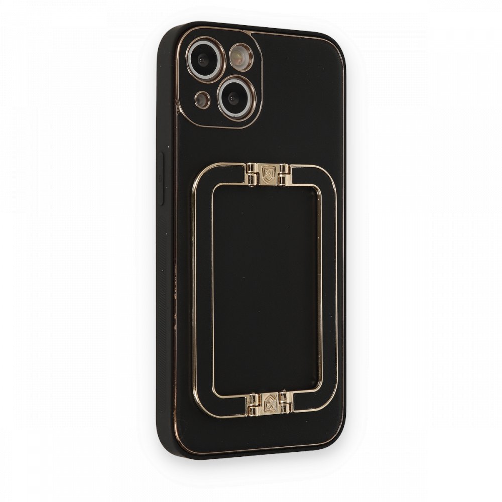  iPhone 13 Kılıf Coco Elit Kapak - Siyah
