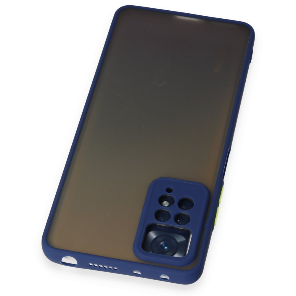 Redmi Note 12 Pro 4G Kılıf Montreal Silikon Kapak - Lacivert