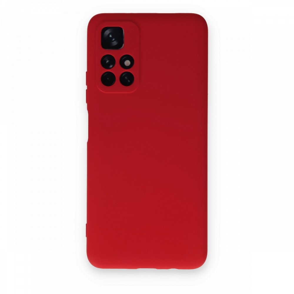  Xiaomi Poco M4 Pro 5G Kılıf Nano içi Kadife Silikon - Kırmızı