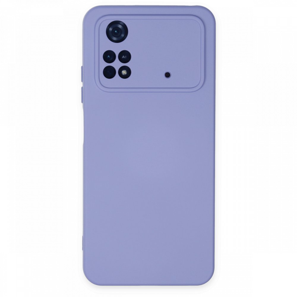 Xiaomi Poco M4 Pro 4G Kılıf Nano içi Kadife Silikon - Lila