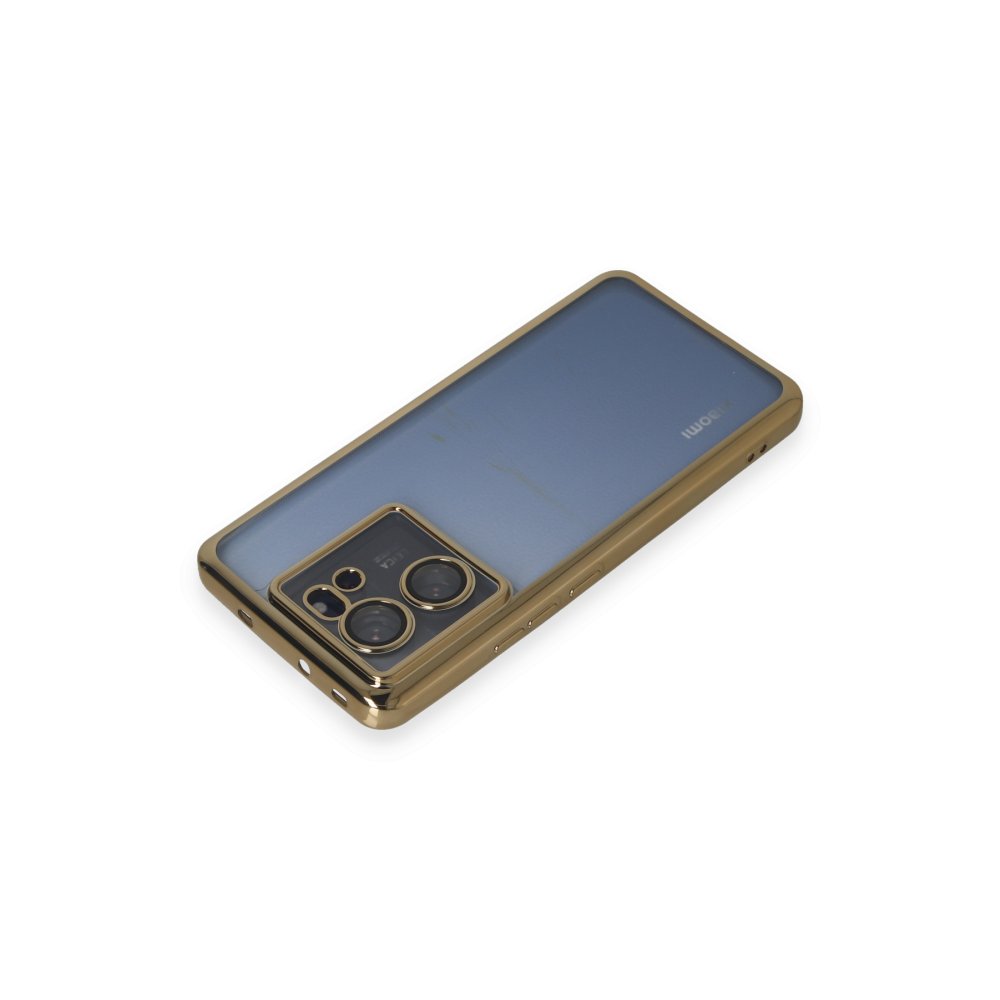 Xiaomi Mi 13T Pro Kılıf Razer Lensli Silikon - Gold Xiaomi Mi 13T Pro Kılıf Razer Lensli Silikon - Gold