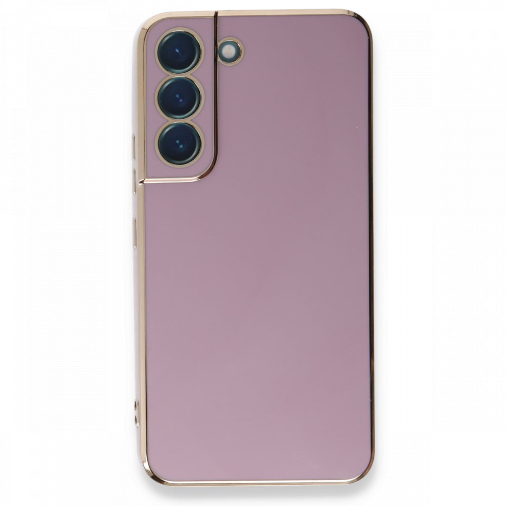  Samsung Galaxy S22 Plus Kılıf Volet Silikon - Mor