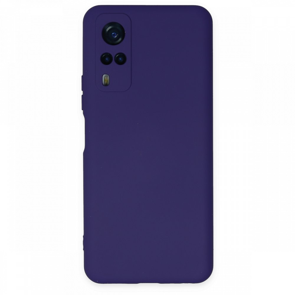  Vivo Y51 Kılıf Nano içi Kadife Silikon - Mor