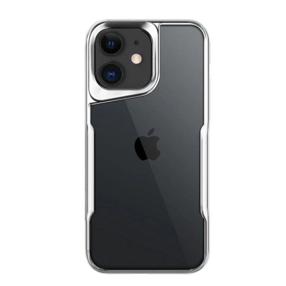  iPhone 11 Kılıf Boyi Silikon Kapak - Gümüş