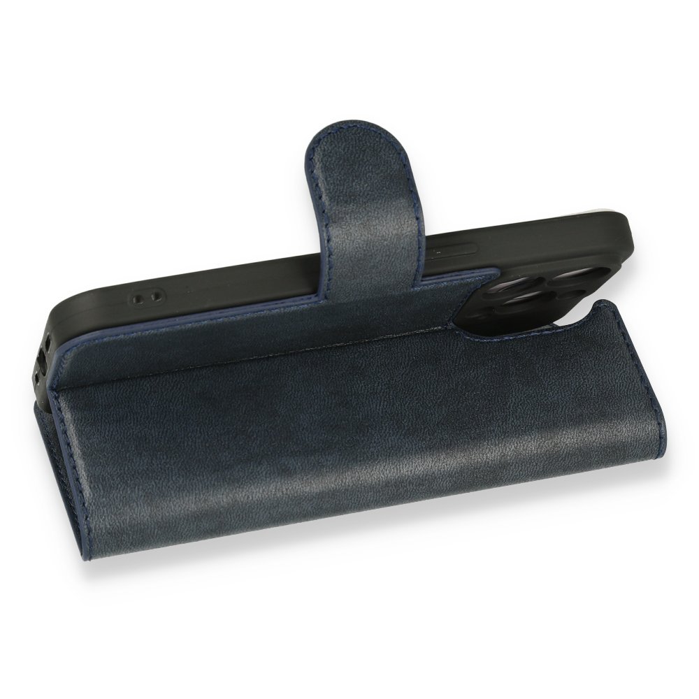 iPhone 13 Pro Max Kılıf Trend S Plus Kapaklı Kılıf - Lacivert iPhone 13 Pro Max Kılıf Trend S Plus Kapaklı Kılıf - Lacivert