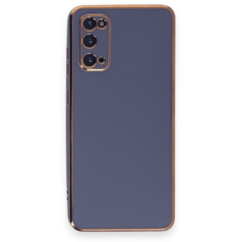  Samsung Galaxy S20 Kılıf Volet Silikon - Mavi