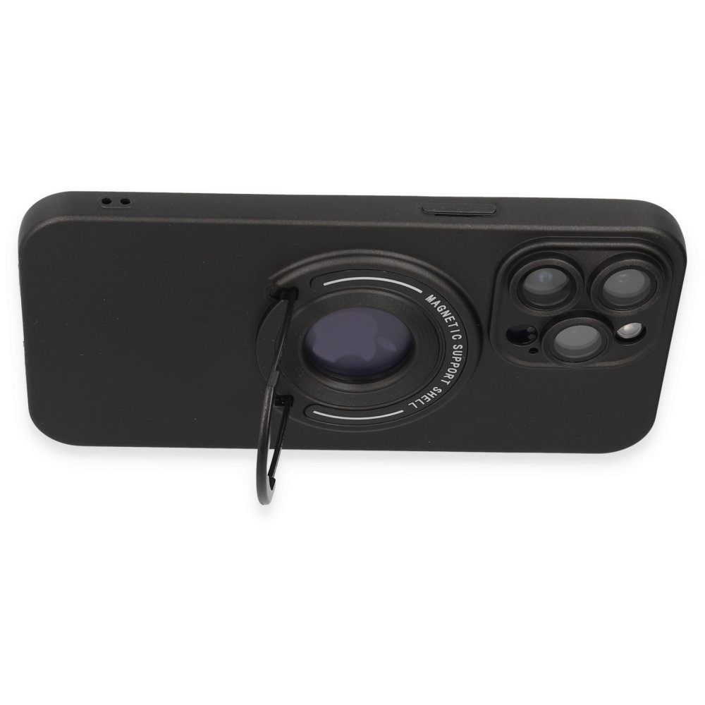  iPhone 13 Pro Max Kılıf Lukka Magneticsafe Kapak - Siyah