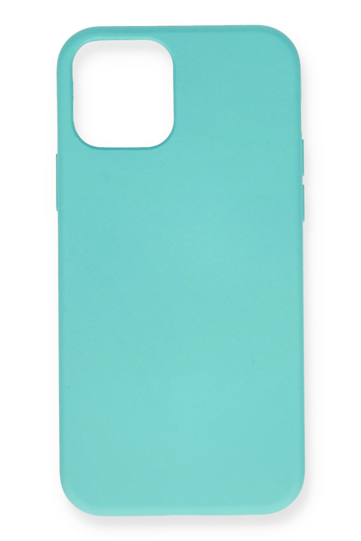 iPhone 12 Mini Kılıf Nano içi Kadife Silikon - Turkuaz