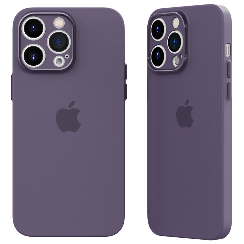 iPhone 14 Pro Kılıf Puma Silikon - Koyu Mor