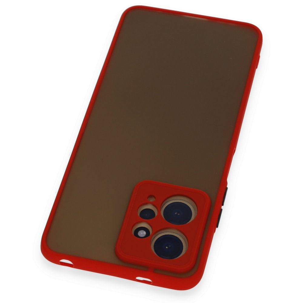 Redmi Note 12 4G Kılıf Montreal Silikon Kapak - Kırmızı