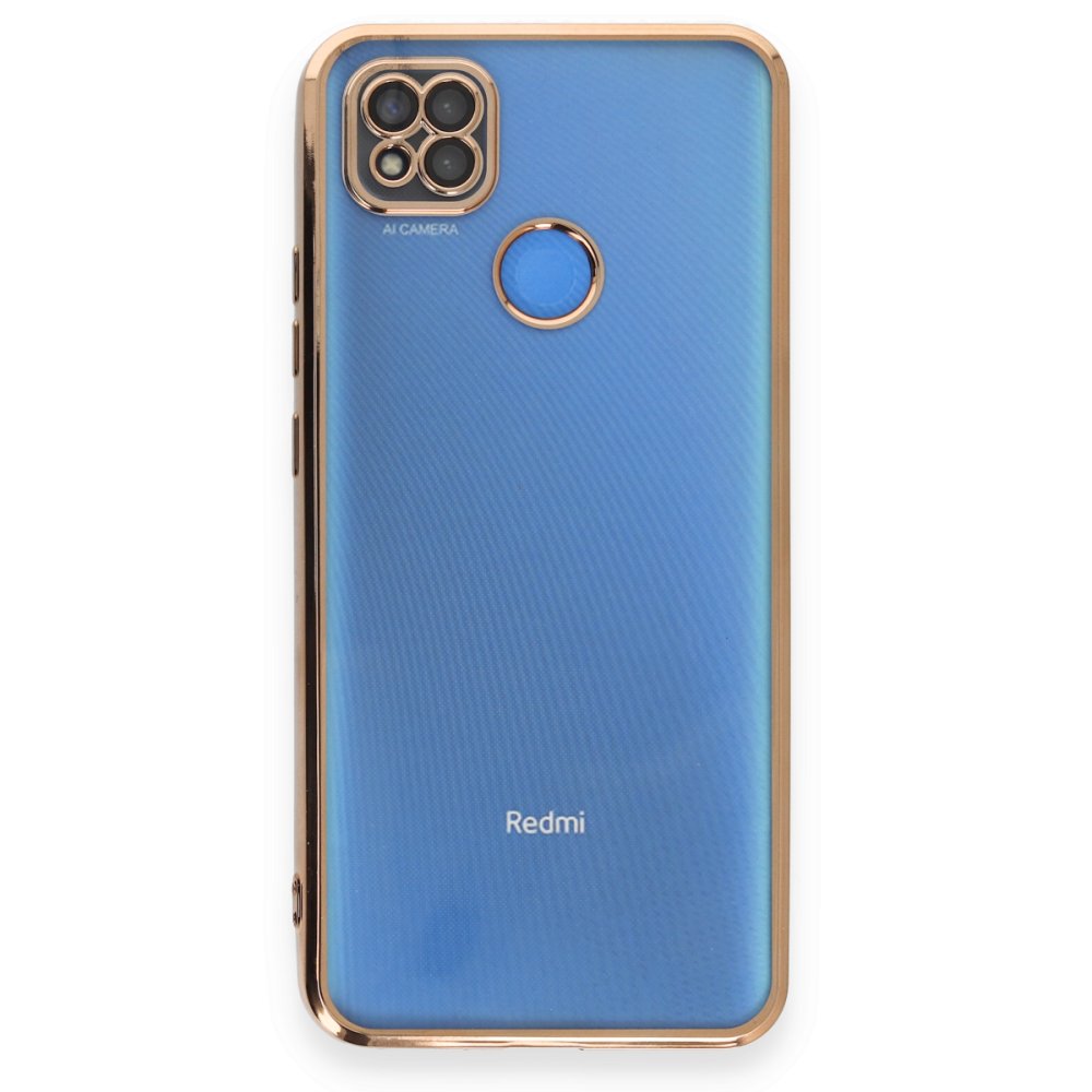 Redmi 9C Kılıf Razer Lensli Silikon - Gold