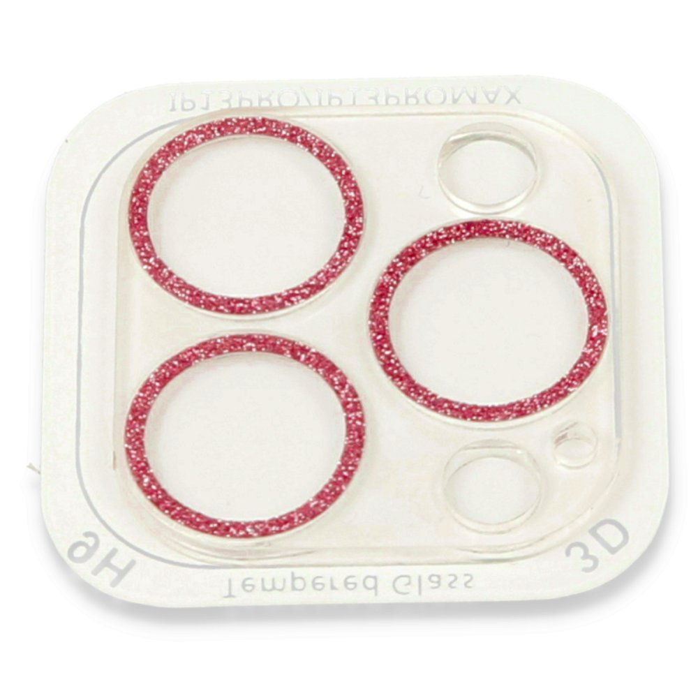  iPhone 13 Pro Shine Kamera Lens Koruma Cam - Pembe
