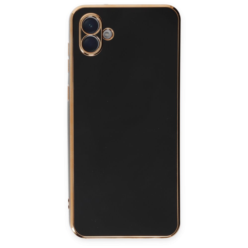  Samsung Galaxy A04 Kılıf Volet Silikon - Siyah
