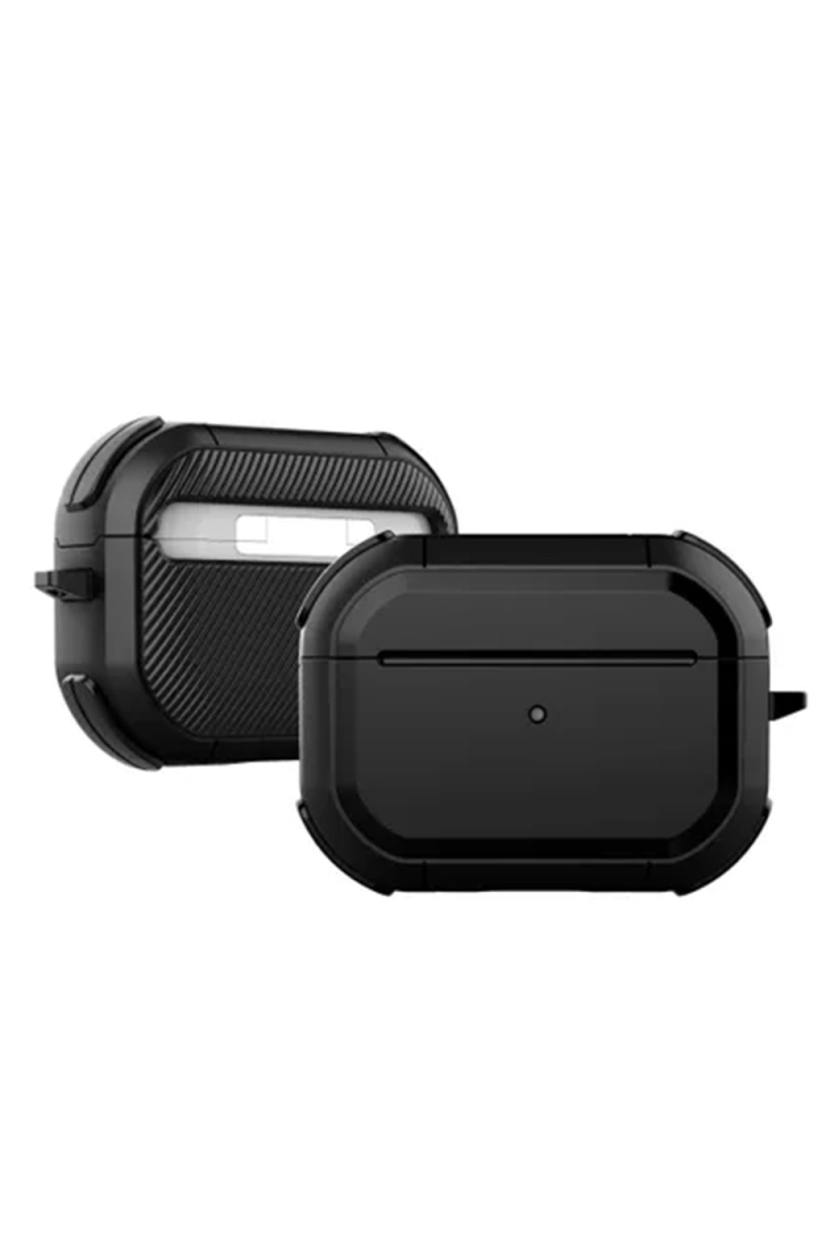 Airpods Pro (1.nesil) Tank Kılıf - Siyah Airpods Pro (1.nesil) Tank Kılıf - Siyah
