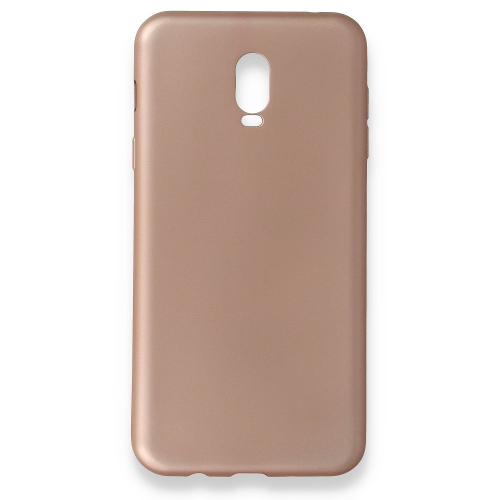  Samsung Galaxy C8 Kılıf First Silikon - Rose Gold