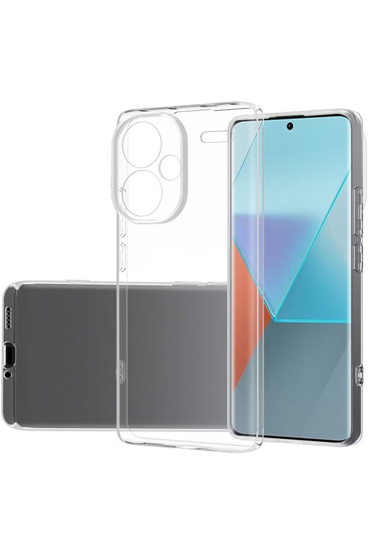 Redmi Note 13 Pro Plus Kılıf Lüx Şeffaf Silikon Redmi Note 13 Pro Plus Kılıf Lüx Şeffaf Silikon