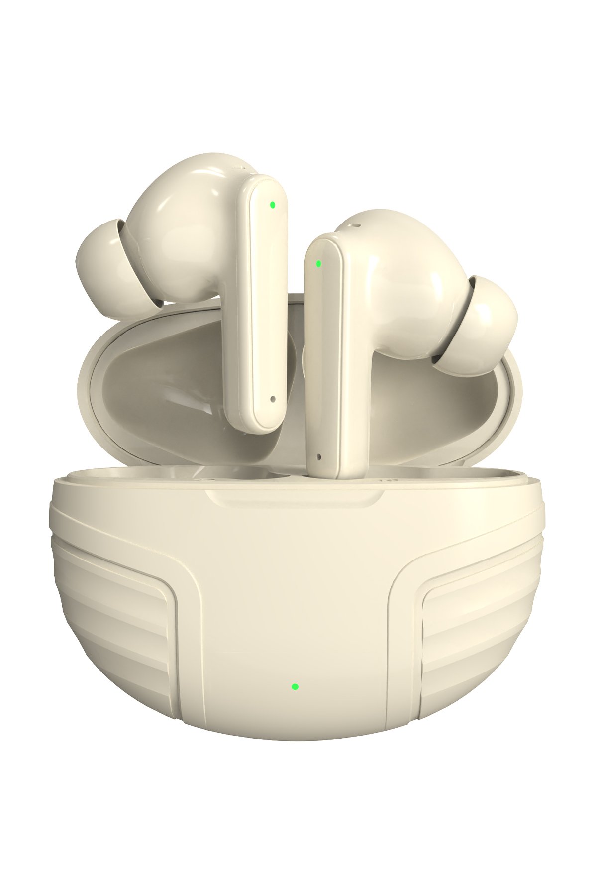  LS-19 Aktif Gürültü Engelleyici Özellikli Bluetooth 5.4 Kablosuz Airpods Kulaklık - Krem