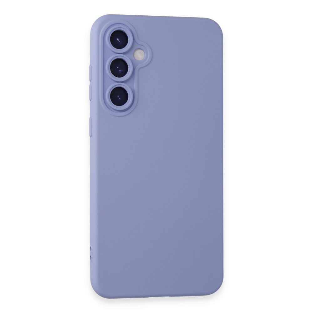 Samsung Galaxy S24 Kılıf Nano içi Kadife Silikon - Lila