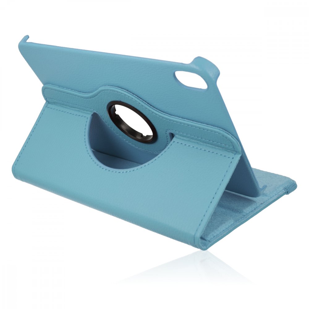iPad Mini 6 Kılıf 360 Tablet Deri Kılıf - Turkuaz iPad Mini 6 Kılıf 360 Tablet Deri Kılıf - Turkuaz