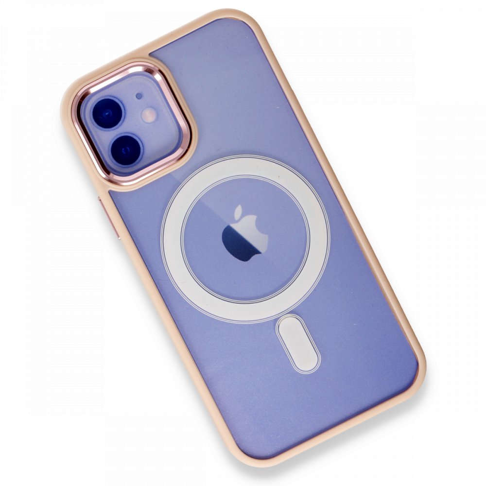  iPhone 11 Kılıf Room Magneticsafe Silikon - Pudra