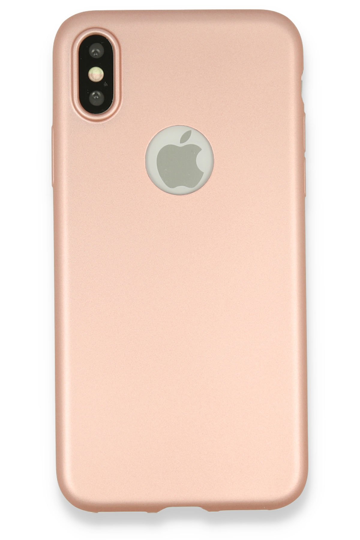  iPhone X Kılıf First Silikon - Rose Gold