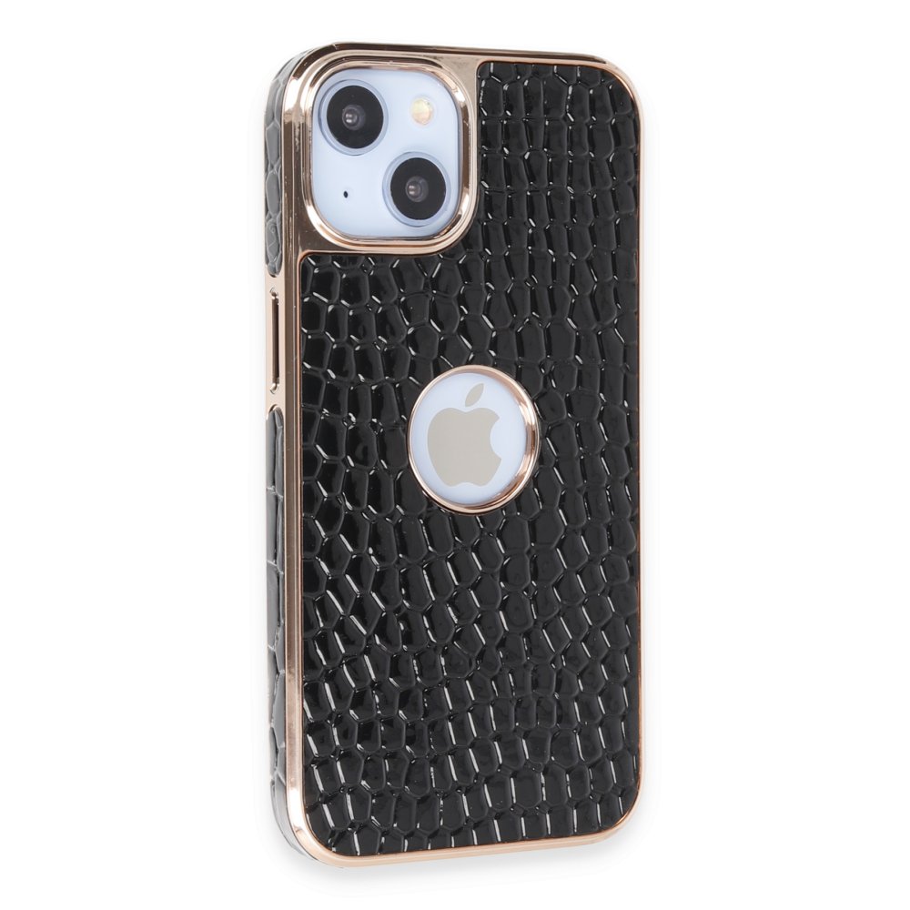  iPhone 13 Kılıf Snake Kapak - Siyah