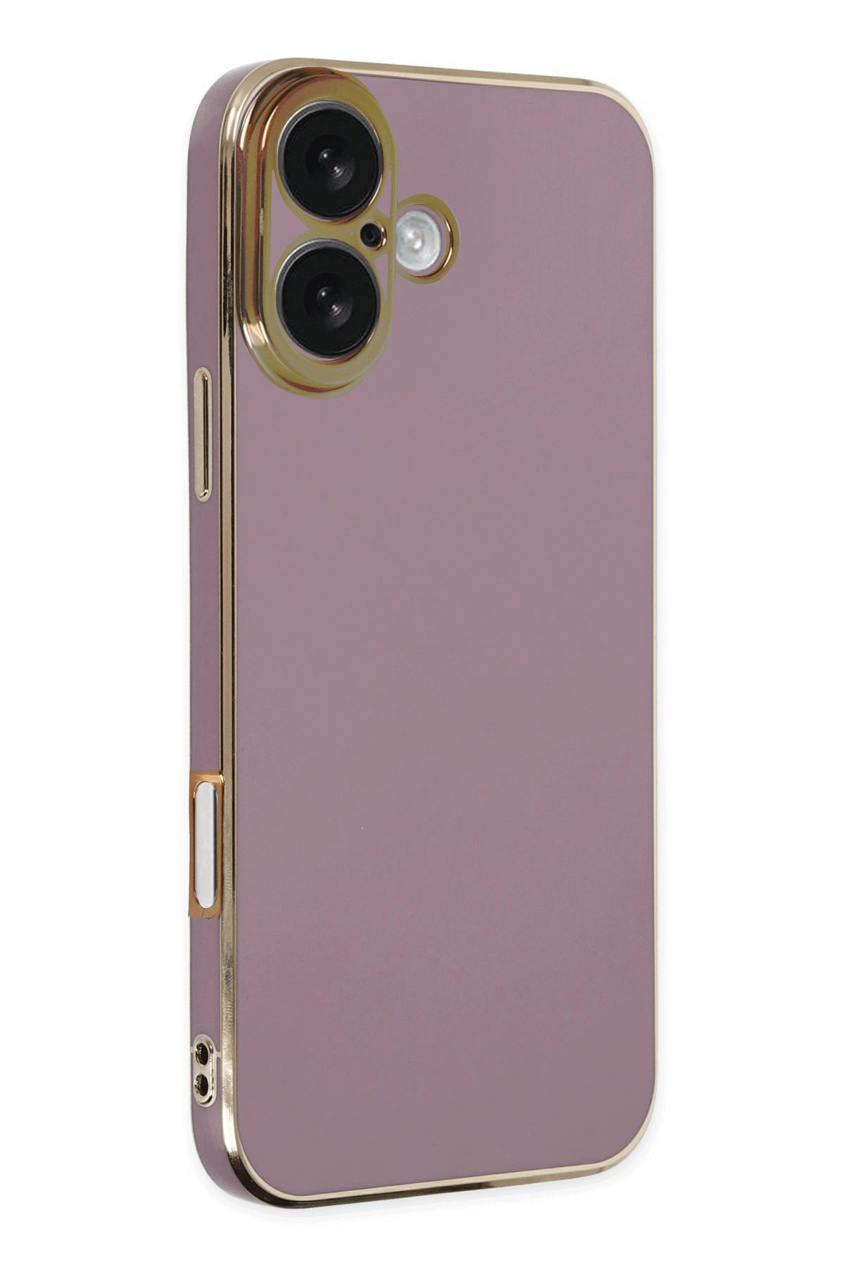  iPhone 16 Kılıf Volet Silikon - Mor