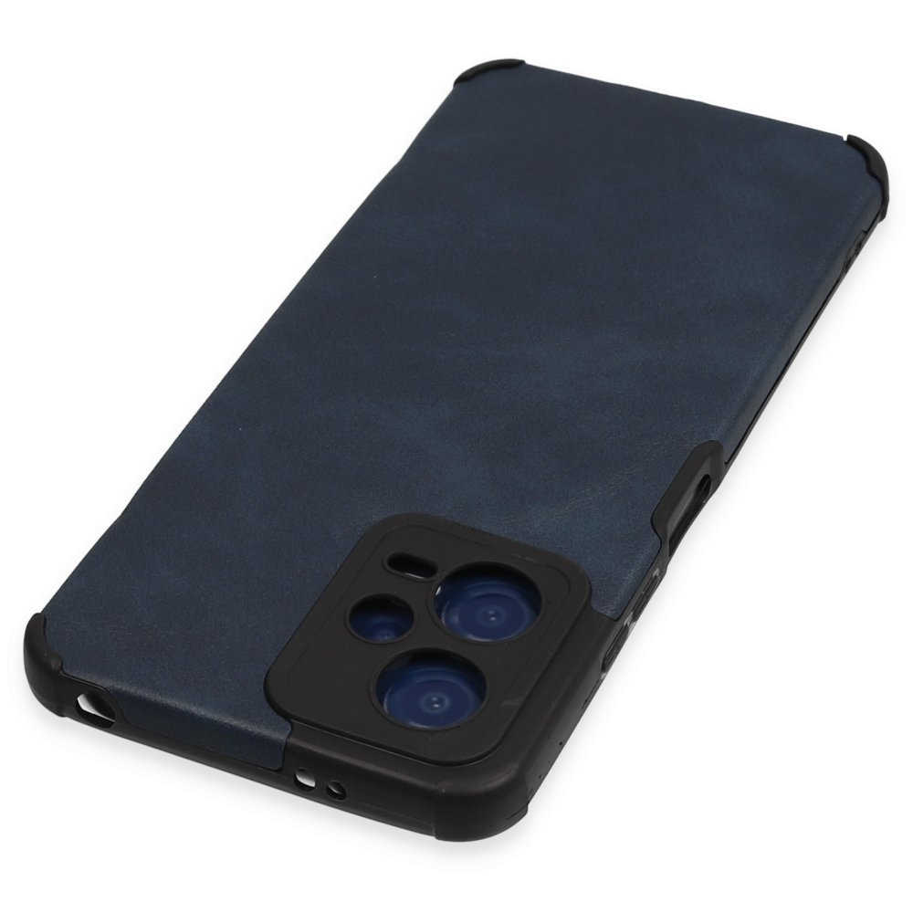  Xiaomi Poco X5 5G Kılıf Loop Deri Silikon - Lacivert