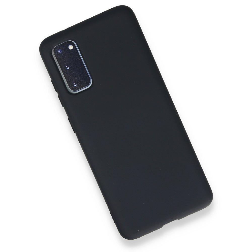  Samsung Galaxy S20 Kılıf Nano içi Kadife Silikon - Lacivert