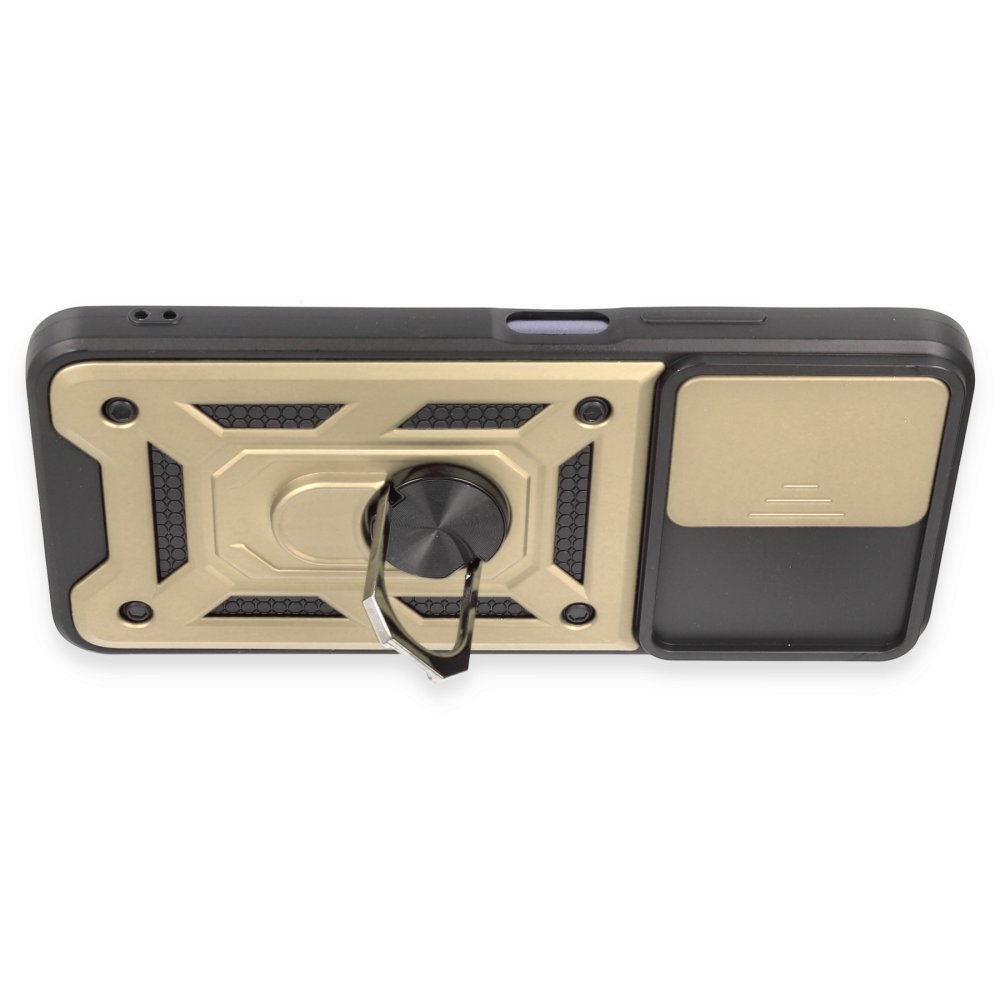 Redmi Note 12 5G Kılıf Pars Lens Yüzüklü Silikon - Gold Redmi Note 12 5G Kılıf Pars Lens Yüzüklü Silikon - Gold