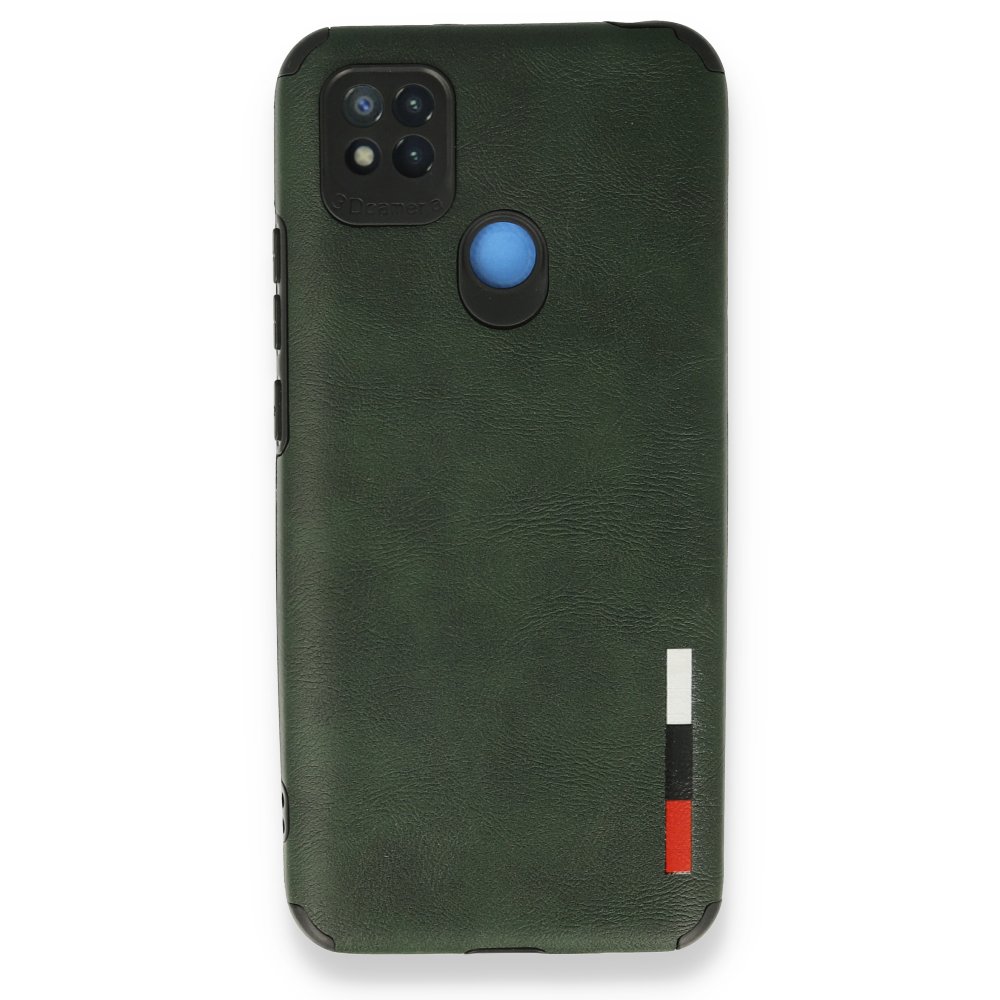 Redmi 9C Kılıf Loop Deri Silikon - Yeşil Redmi 9C Kılıf Loop Deri Silikon - Yeşil