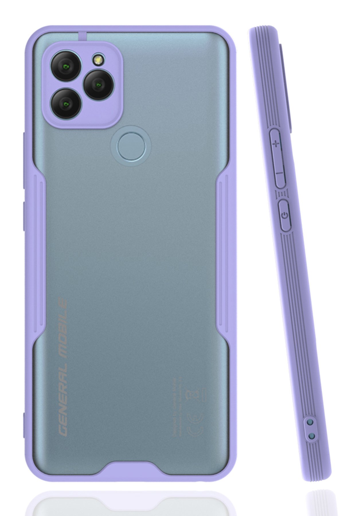  General Mobile GM 21 Kılıf Platin Silikon - Lila