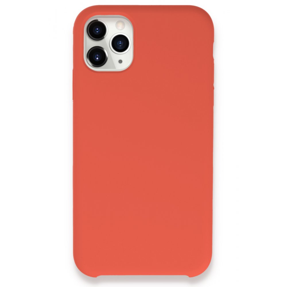  iPhone 11 Pro Max Kılıf Lansman Legant Silikon - Turuncu