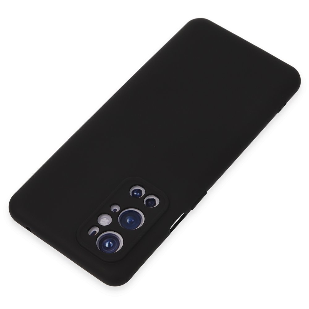  One Plus 9 Pro Kılıf Nano içi Kadife Silikon - Siyah